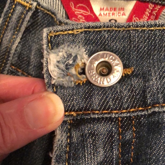 Lucky Brand Sundown straight jean, size 0 / 25 - Picture 7 of 9